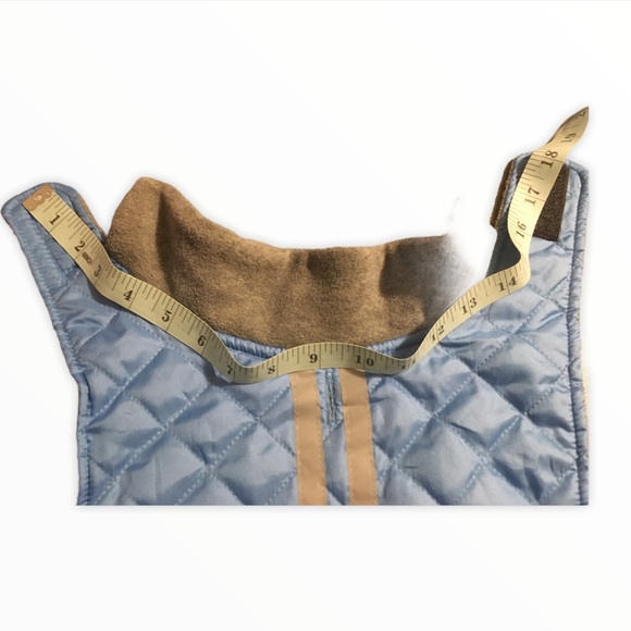 Grreat Choice Blue quilted coat with reflective stripe - Picture 7 of 9